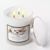 VELA EN TARRO DE CRISTAL 20 oz Aroma a Palo Santo - Imagen 2